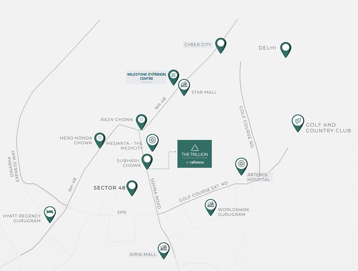 Experion The Trillion Location Map