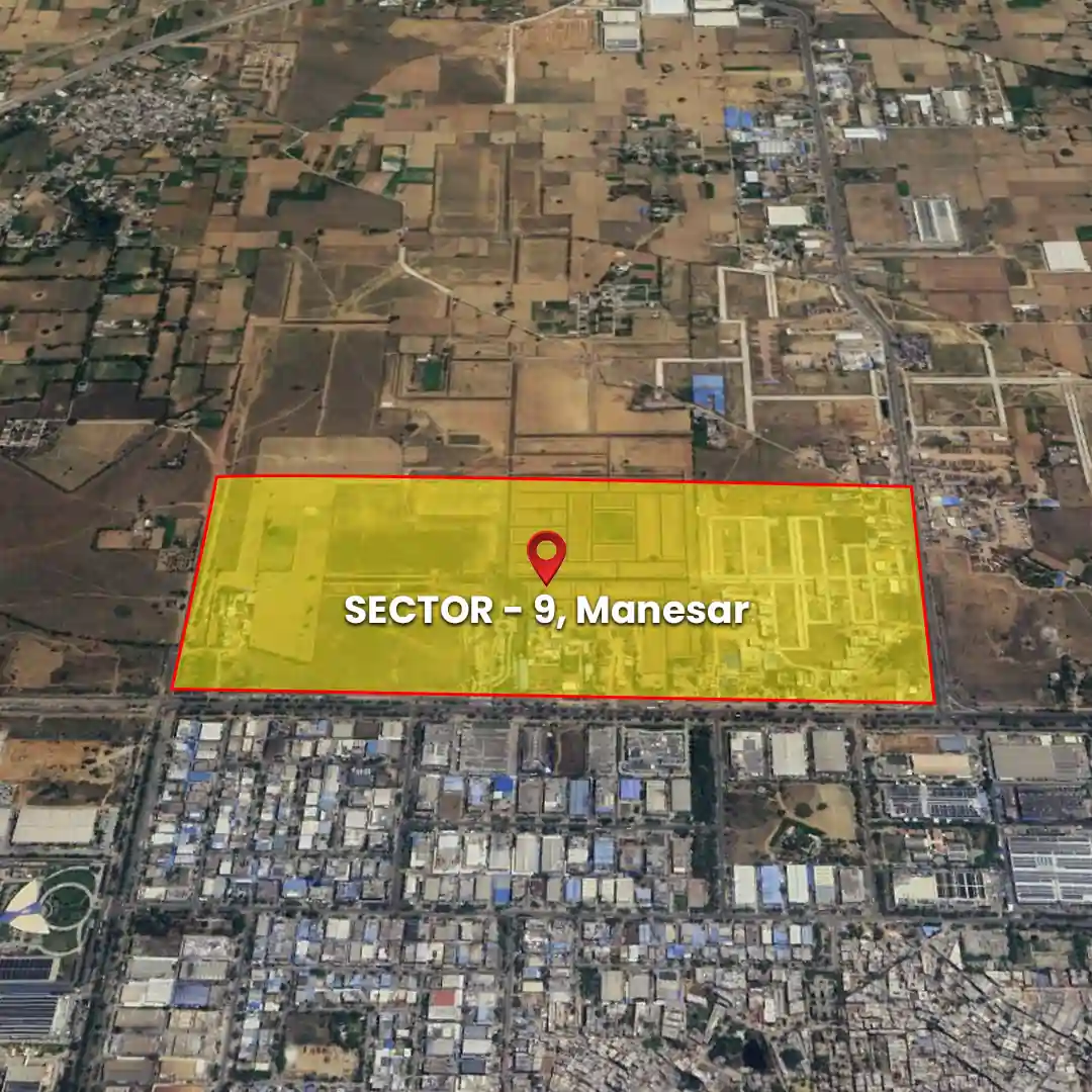 M3M Industrial Plots Manesar Location Map