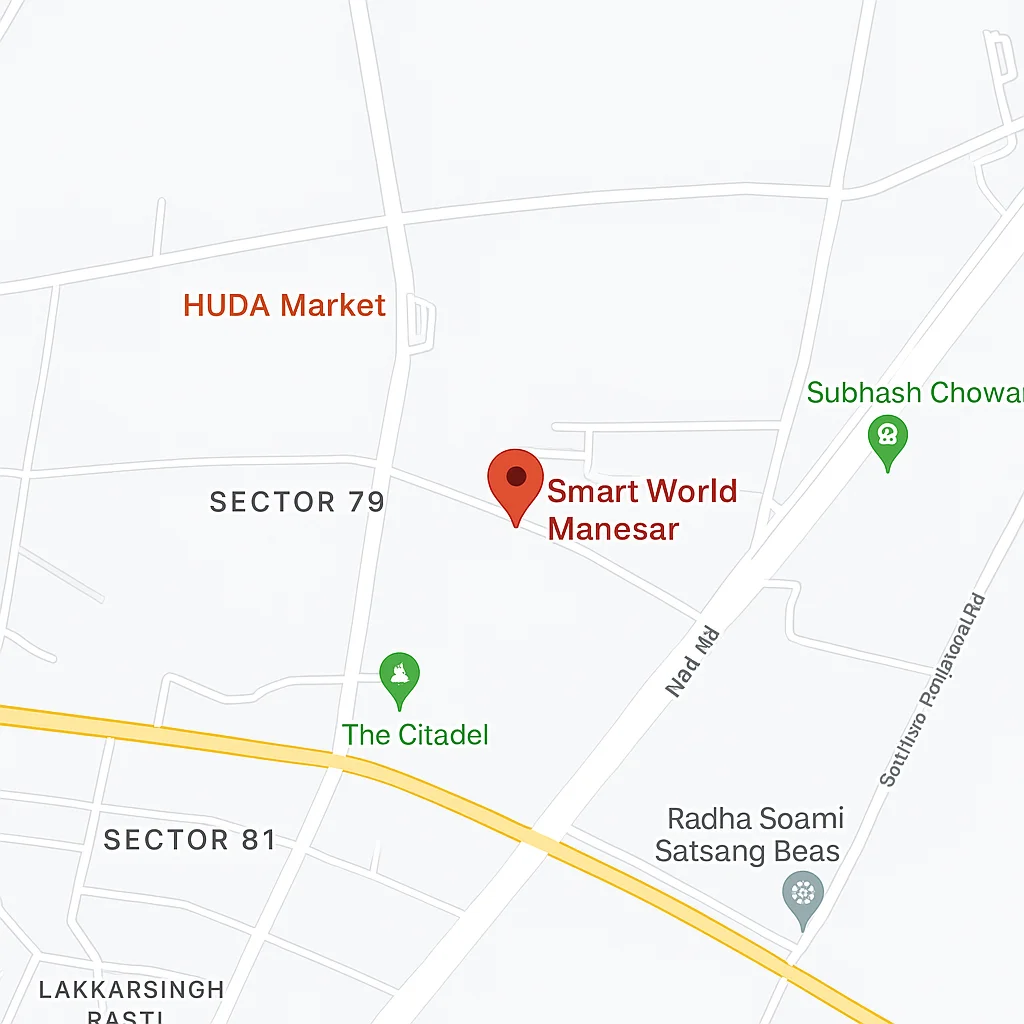 Smart World Floors Manesar Location Map