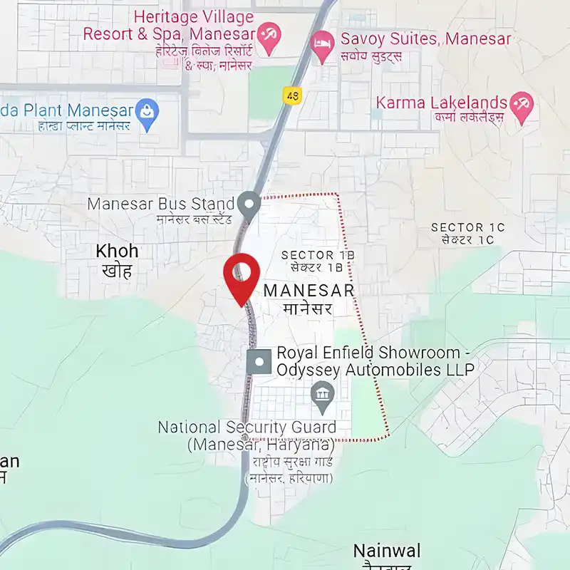 Smart World High Rise Apartments Manesar Location Map