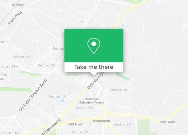 trident lake park sector 104 gurgaon Location Map
