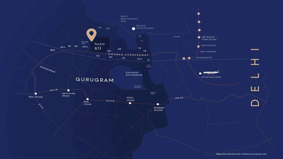 Landmark Skyvue Location Map