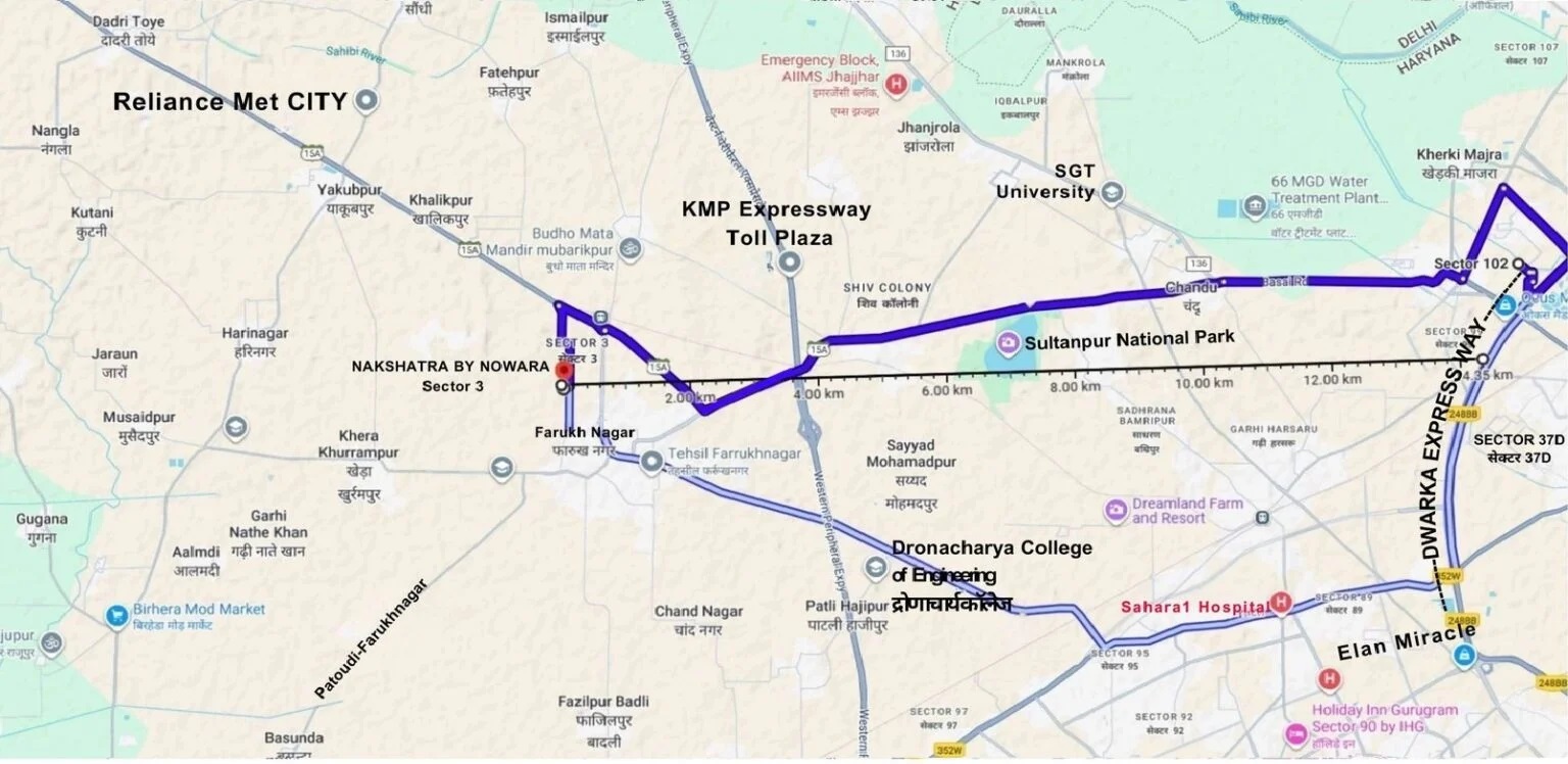 Nakshatra By Nowara Location Map
