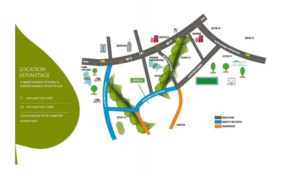 TLC The First Acre Location Map