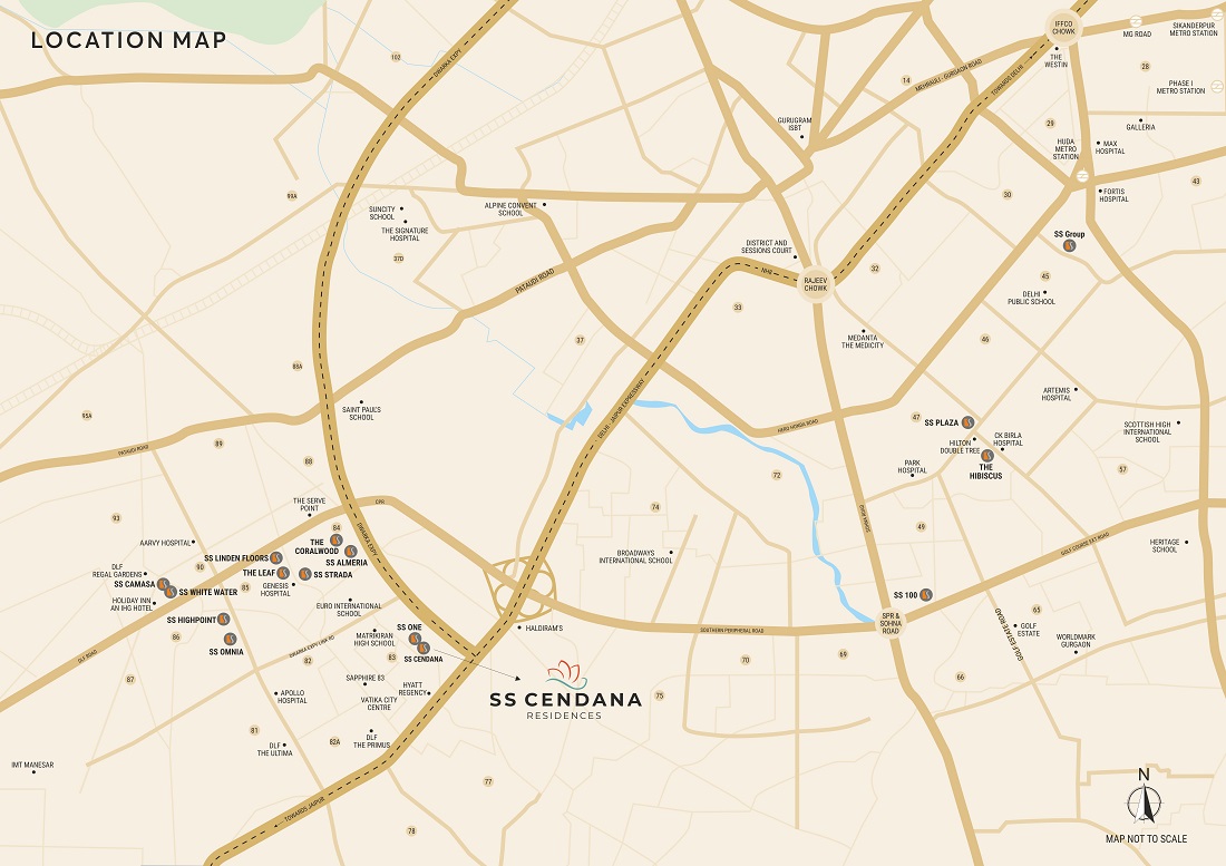 SS Cendana Residence Location Map