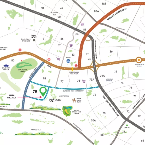 Aura The Aerth Location Map