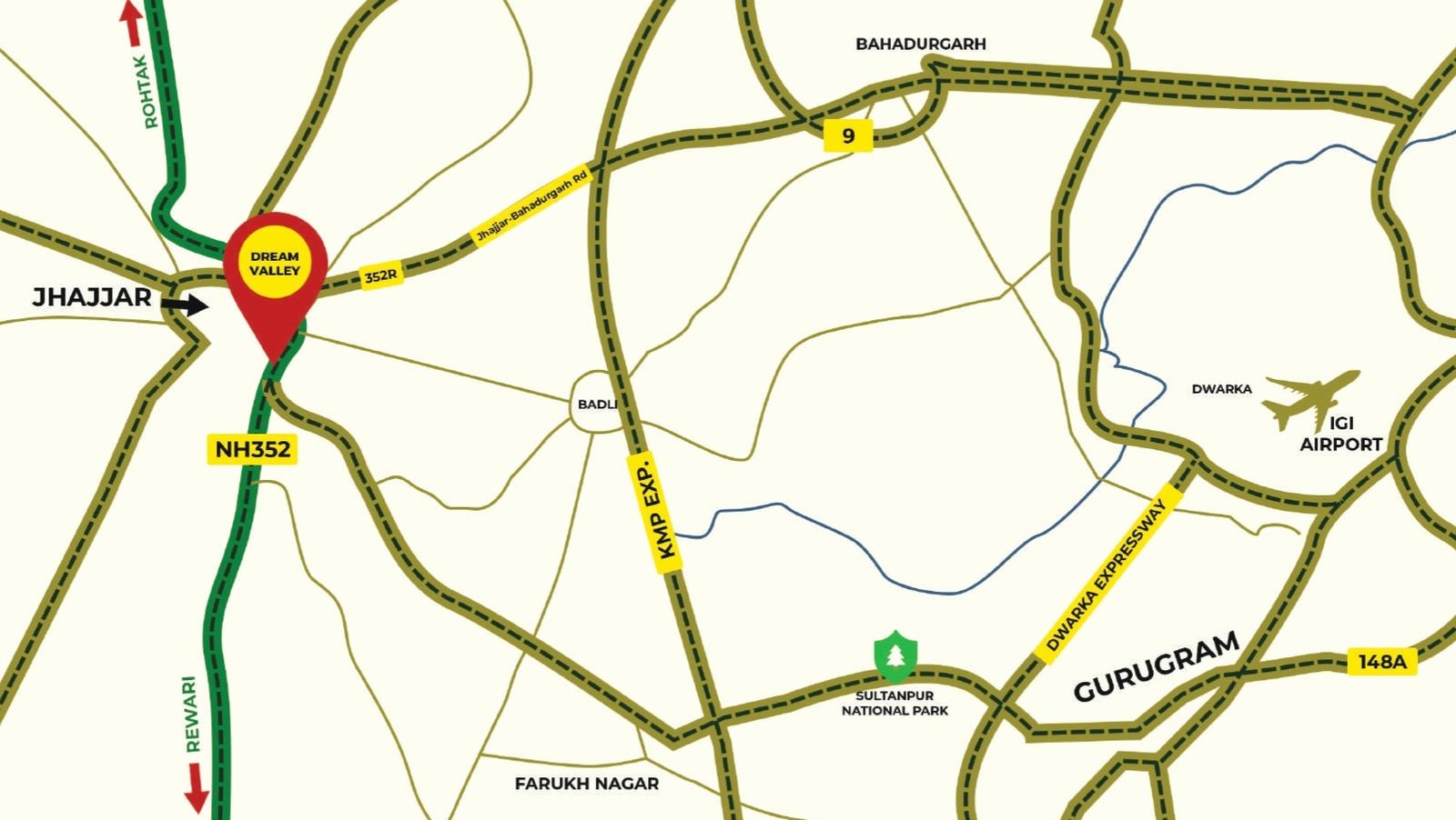 Roof Vedmaan Dream Valley Location Map