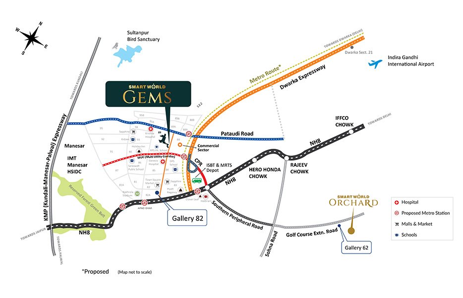 Smart World Gems Location Map