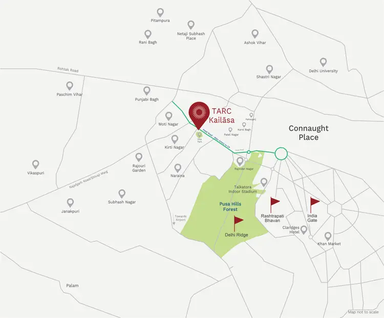 TARC Kailasa Location Map